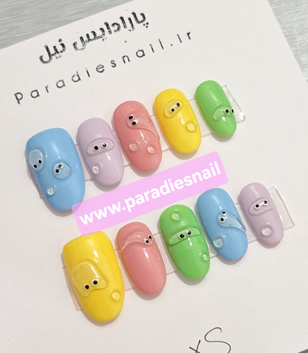 ناخن مصنوعی پیکسل شفاف - Image 2