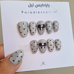 ناخن مصنوعی آیس قلبی